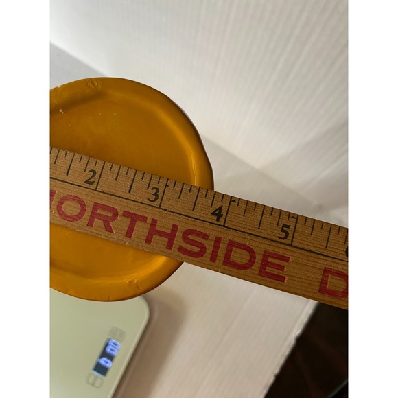 Studio B by Magenta (Early Rae Dunn) 14.5" Yellow Rose Pattern Vase - Picture 8 of 9